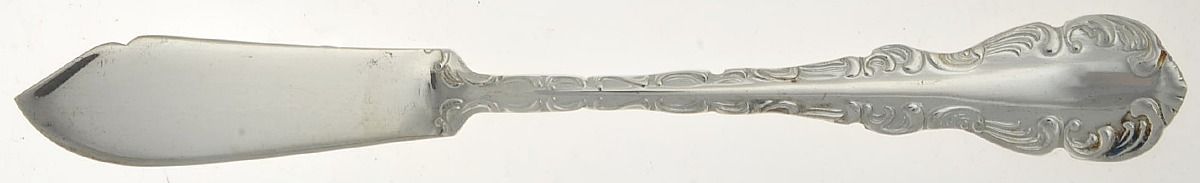 Finesse (Silverplate, 1980) Flat Handle Master Butter Knife by Towle Silver-1