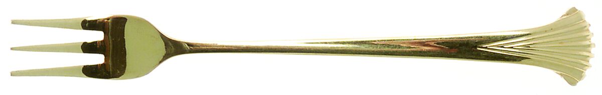 Gold Aristocrat (Gold Electroplate) Cocktail/Seafood Fork by Towle Silver-1