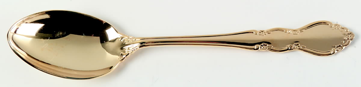 Golden Baroness (Gold Electroplate) Place/Oval Soup Spoon by Towle Silver-1