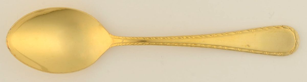 Golden Chippendale (Stainless) Place/Oval Soup Spoon by Towle Silver-1
