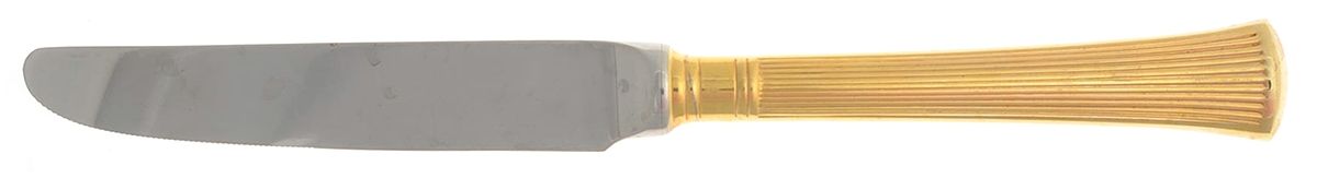 Golden Christy (Gold Electroplate) New French Hollow Knife by Towle Silver-1