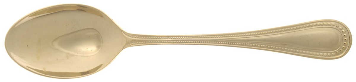 Gold Manchester (Gold Electroplate) Place/Oval Soup Spoon by Towle Silver-1