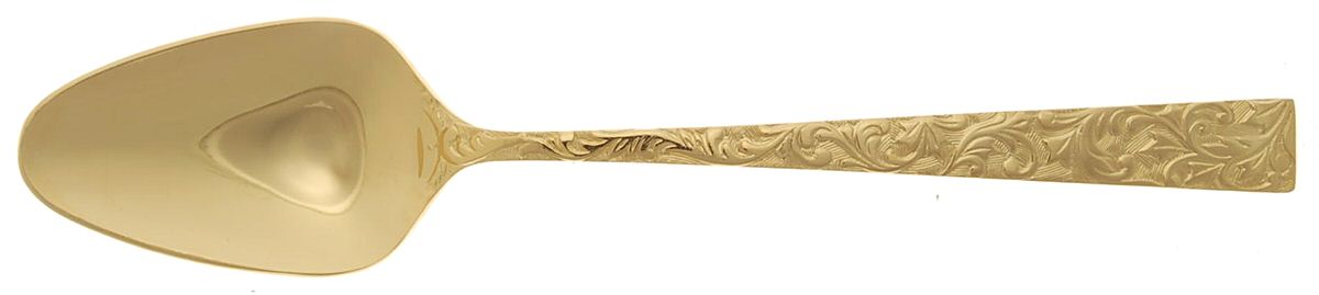 Golden Paisley (Gold Electroplate) Tablespoon (Serving Spoon) by Towle Silver-1