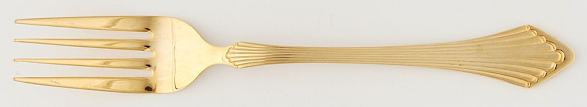Golden Primavera (Gold Electroplate) Fork by Towle Silver-1