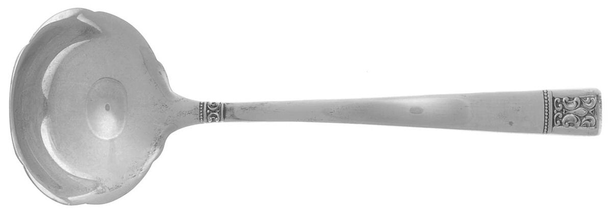 Laureate (Sterling, 1968) Solid Piece Cream Ladle by Towle Silver-1