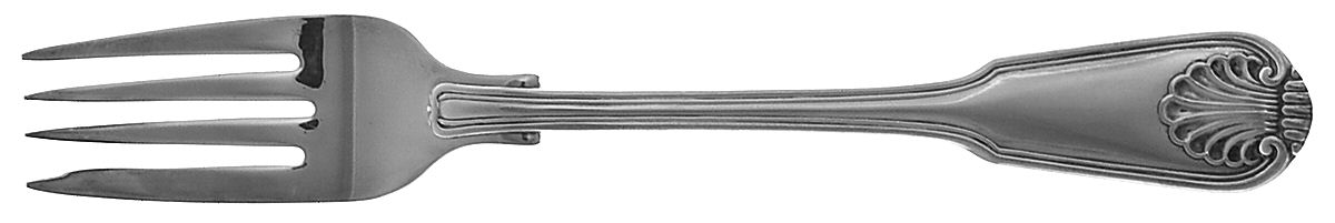 London Shell (Silverplate, Germany Backstamp) Individual Salad Fork by Towle Silver-1
