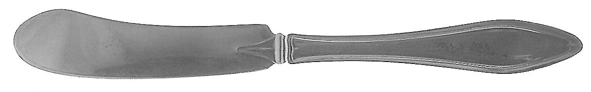 Mary Chilton (Sterling, 1912, No Monos) Flat Handle Butter Spreader by Towle Silver-1