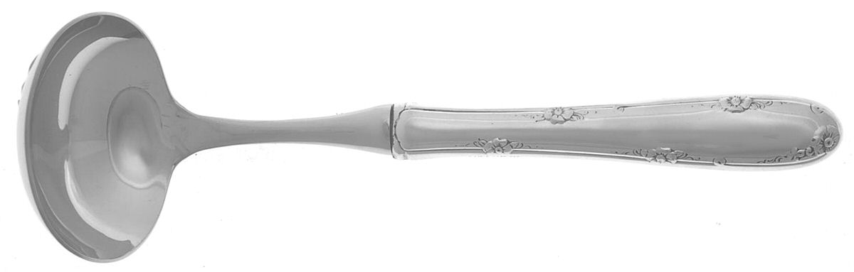 Madeira (Sterling, 1948, No Monograms) Hollow Handle Gravy Ladle with Stainless Bowl by Towle Silver-1