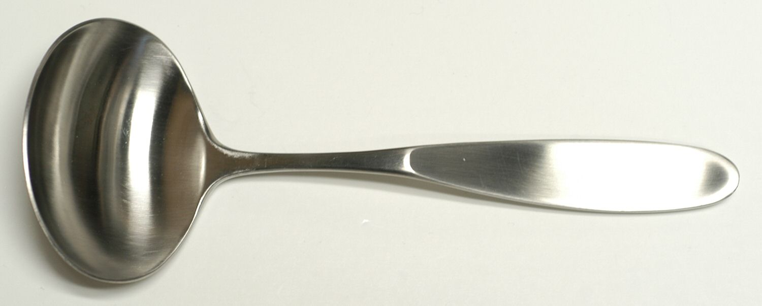 Magnum (Stainless, Japan-Korea-Vietnam) Solid Gravy Ladle by Towle Silver-1