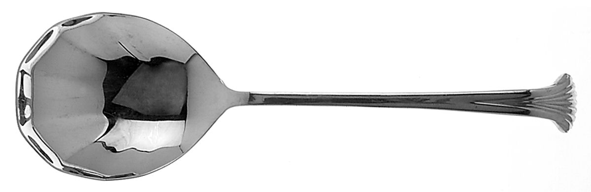 Marchesa (Stainless) Solid Smooth Casserole Spoon by Towle Silver-1