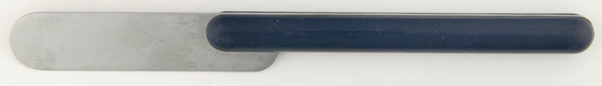 Mondo-Blue (Stainless) Modern Long Handle Luncheon Knife by Towle Silver-1