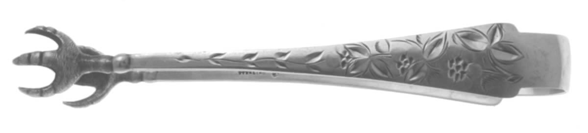 No. 63 (Sterling, 1885) Large Sugar Tongs by Towle Silver-1