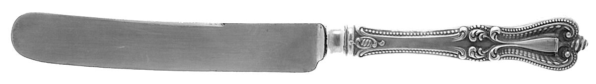 Old Colonial (Sterling, 1895, No Monograms) Old French Hollow Knife with Bolster by Towle Silver-1