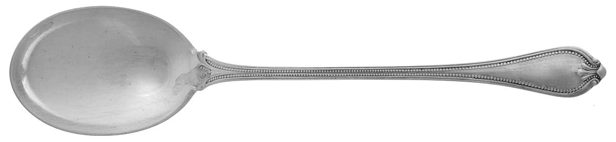 Old Newbury-Newbury (Sterling, 1900) Large Round Bowl Soup Spoon (Bouillon) by Towle Silver-1
