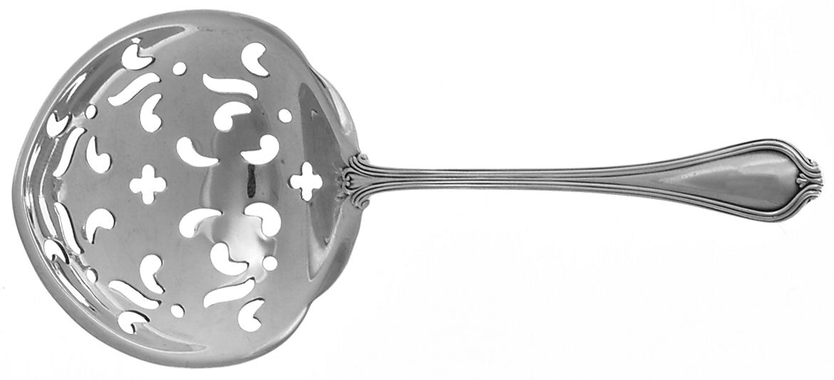 Paul Revere (Sterling, 1906) Pierced Almond Spoon by Towle Silver-1