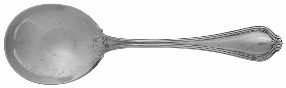 Paul Revere (Sterling, 1906) Round Bowl Soup Spoon (Cream Soup) by Towle Silver-1