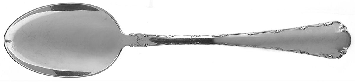 Petit Point (Sterling, 1957) Dessert/Oval Soup Spoon by Towle Silver-1