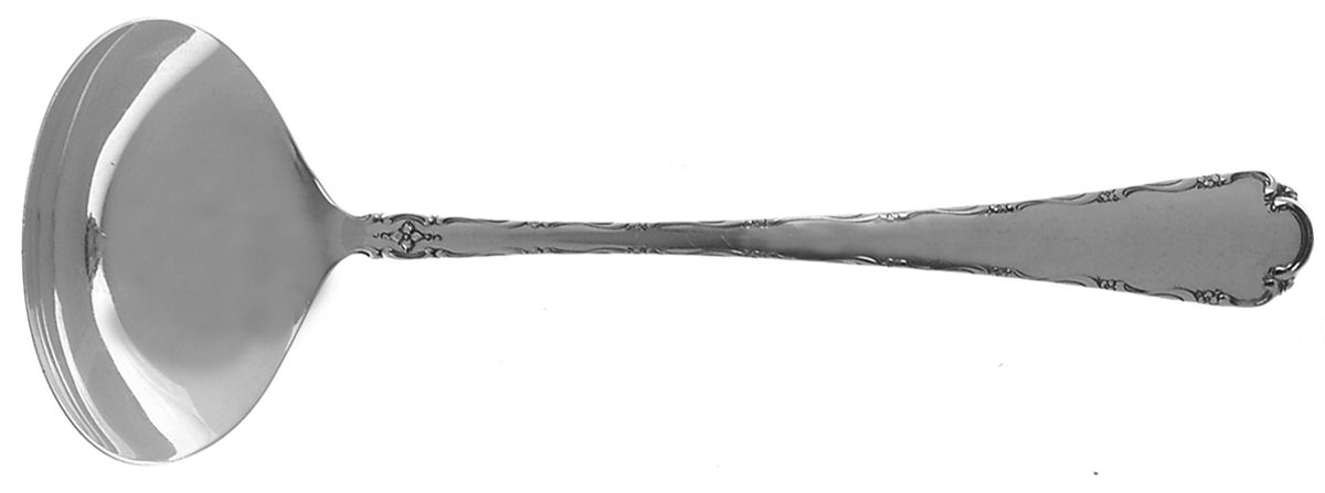 Petit Point (Sterling, 1957) Solid Piece Cream Ladle by Towle Silver-1