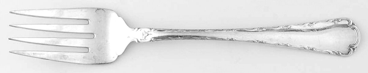 Petit Point (Sterling, 1957) Individual Salad Fork by Towle Silver-1