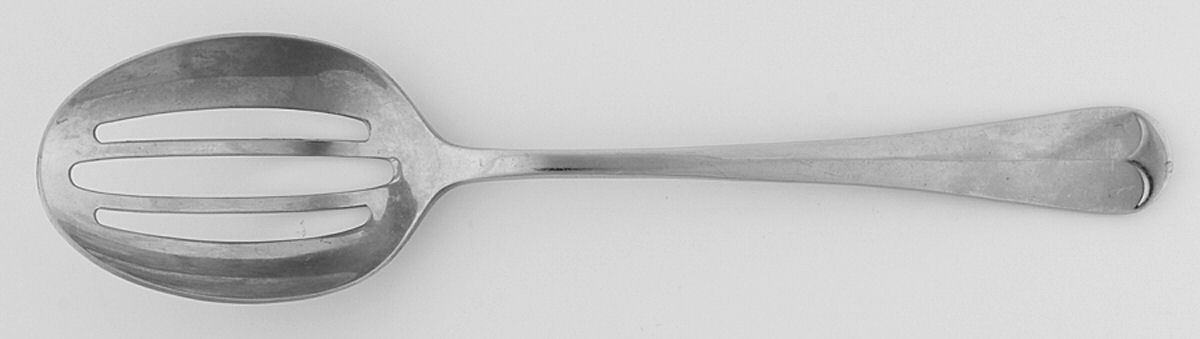 Queen Anne (Stainless) Pierced Tablespoon (Serving Spoon) by Towle Silver-1