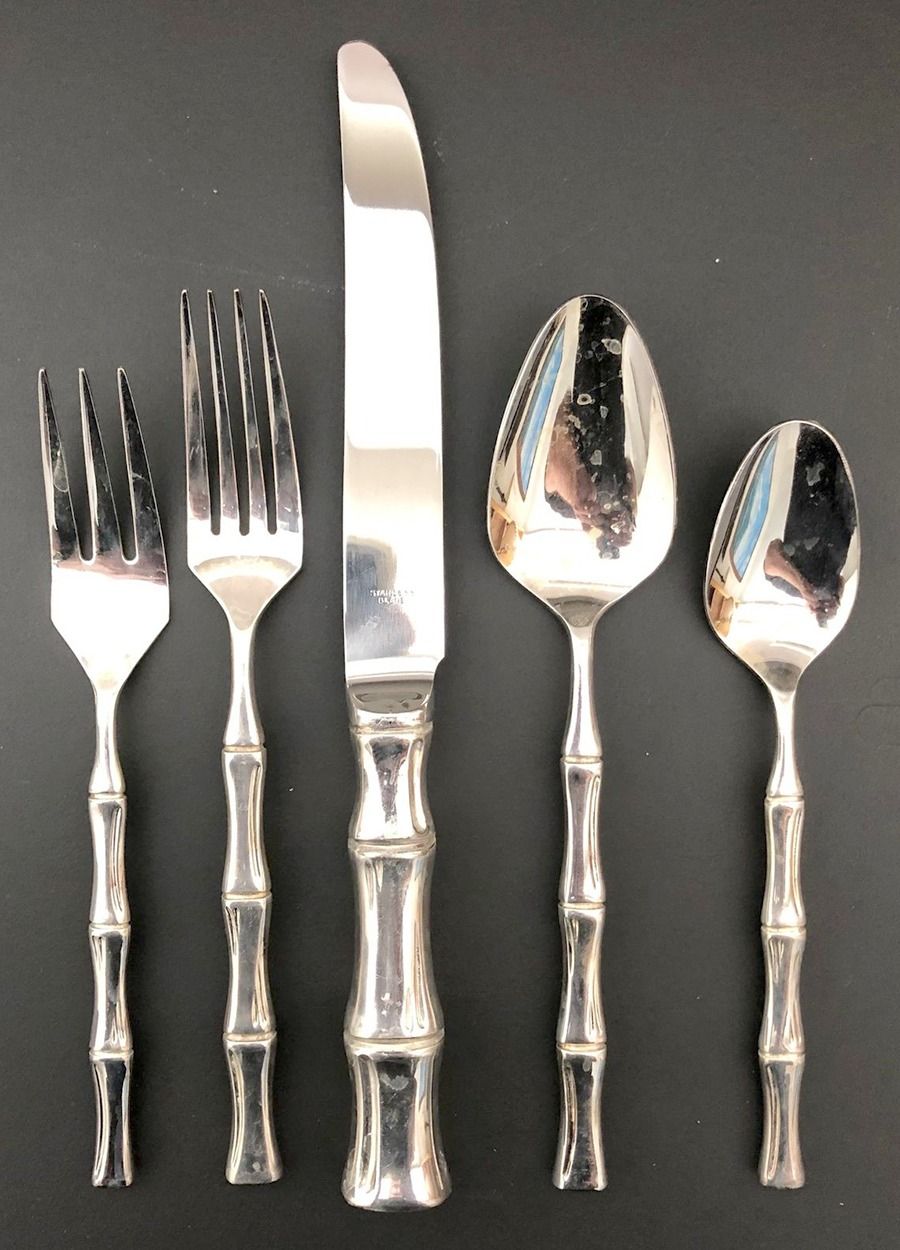 Rattan (Silverplate, 1980) Fork by Towle Silver-1