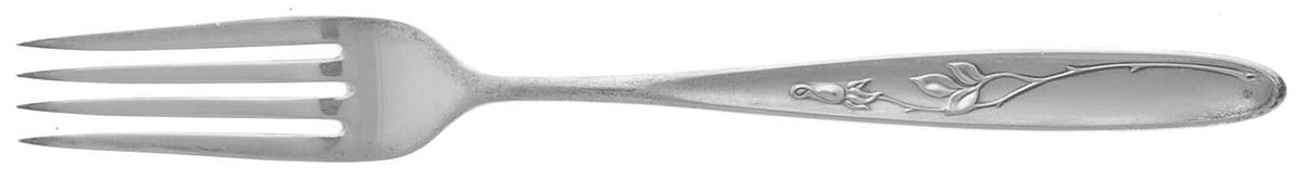 Rose Solitaire (Sterling, 1954) Fork by Towle Silver-1