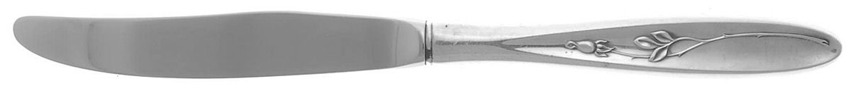 Rose Solitaire (Sterling, 1954) Modern Hollow Knife by Towle Silver-1