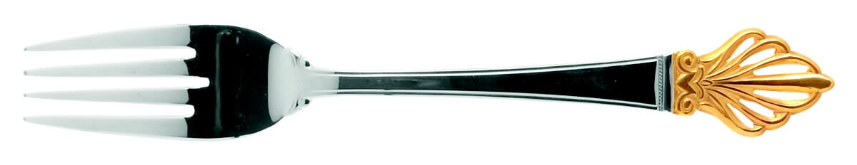 Rue Royale Gold (Stainless) Individual Salad Fork by Towle Silver-1