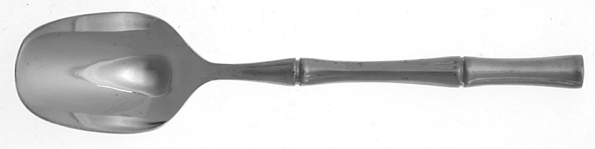 Satin Cane (Stainless) Sugar Spoon by Towle Silver-1