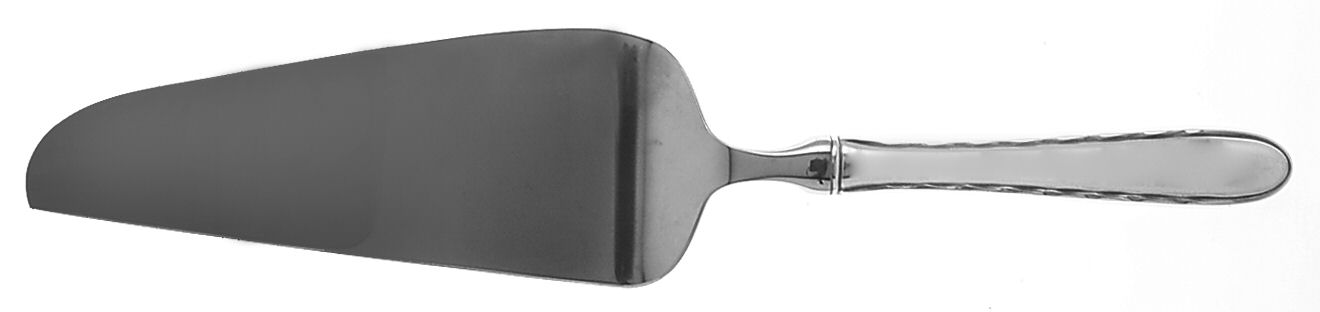 Silver Flutes (Sterling, 1941, No Monograms) Pie & Cake Server with Stainless Blade by Towle Silver-1