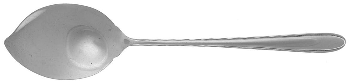 Silver Flutes (Sterling, 1941, No Monograms) Large Solid Jelly Server by Towle Silver-1