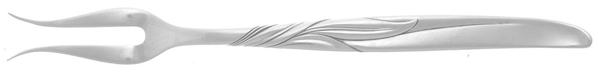 Southwind (Sterlng, 1952) Short Handle Pickle/Olive Fork by Towle Silver-1