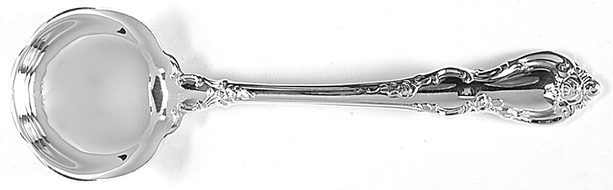Spanish Provincial (Sterling, 1967) Solid Piece Cream Ladle by Towle Silver-1