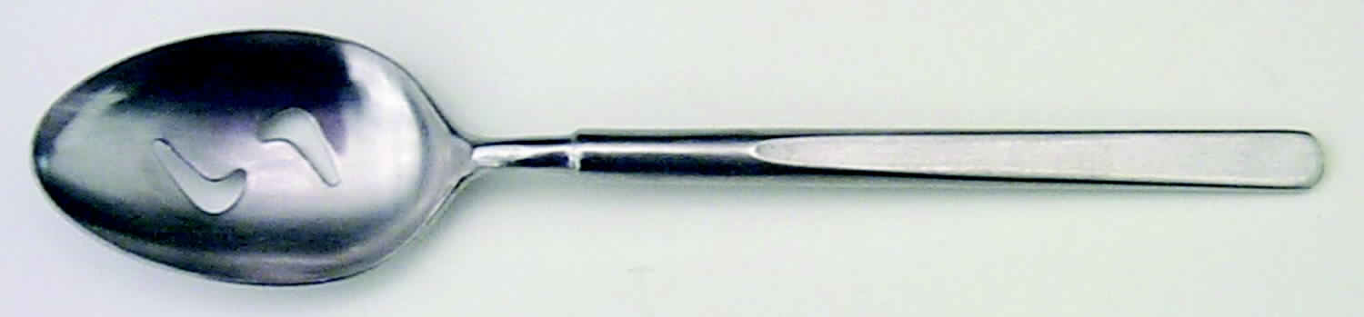 Stereo (Stainless, Supreme) Pierced Tablespoon (Serving Spoon) by Towle Silver-1