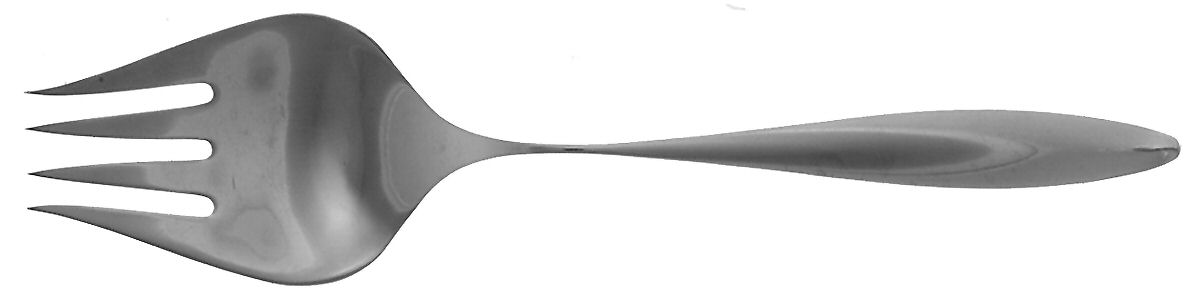 Vespera (Sterling, 1961) Medium Solid Cold Meat Serving Fork by Towle Silver-1