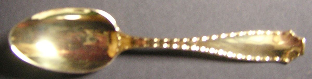 Marquise Gold (Sterling, Gold Vermeil, 1902) Teaspoon by Tiffany & CO SILVER-1