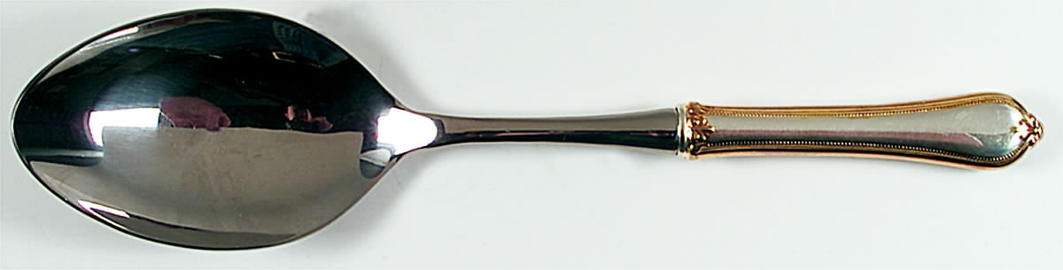 Old Newbury Gold (Sterling, Gold Acct) Dressing Spoon with Stainless Bowl by Towle Silver-1