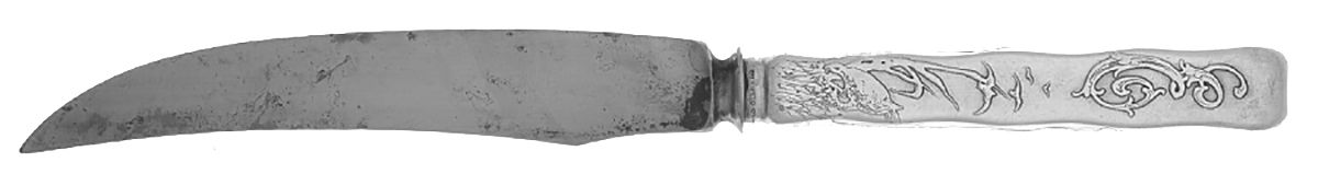 Lap-Over-Edge (Acid Etched) Individual Silverplate Blade Bird Knife by Tiffany & CO SILVER-2