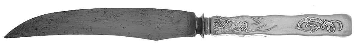 Lap-Over-Edge (Acid Etched) Individual Silverplate Blade Bird Knife by Tiffany & CO SILVER-2