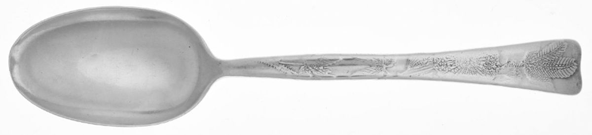 Lap-Over-Edge (Acid Etched) Teaspoon by Tiffany & CO SILVER-1