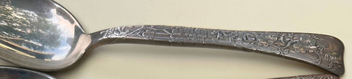 Lap-Over-Edge (Acid Etched) Teaspoon by Tiffany & CO SILVER-1