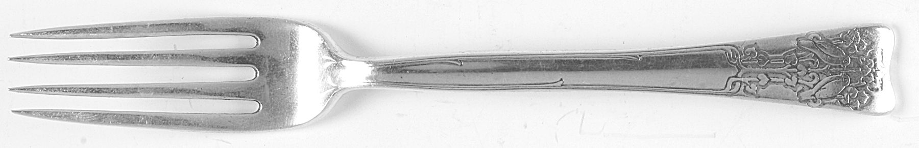 Lap-Over-Edge (Acid Etched) Solid Youth Tea Fork by Tiffany & CO SILVER-1