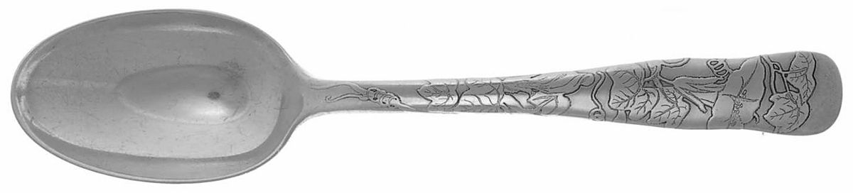 Lap-Over-Edge (Acid Etched) Demitasse Spoon by Tiffany & CO SILVER-1