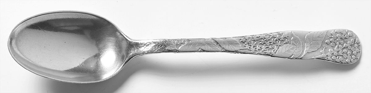 Lap-Over-Edge (Acid Etched) Demitasse Spoon by Tiffany & CO SILVER-1
