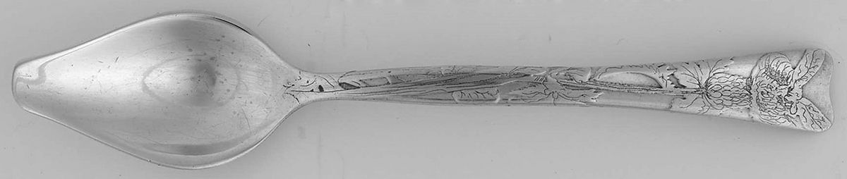 Lap-Over-Edge (Acid Etched) Individual Grapefruit Spoon by Tiffany & CO SILVER-1