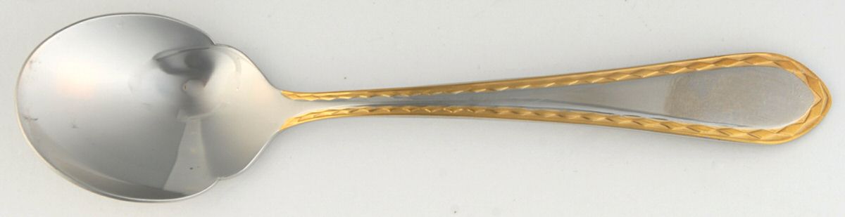 Diamond Antique-Glossy (Stainless) Sugar Spoon by Towle Silver-1