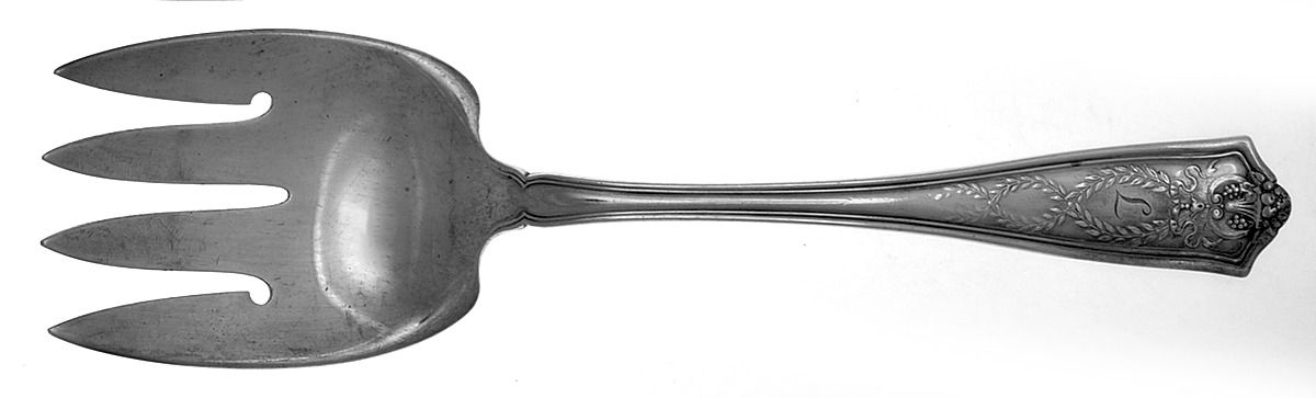 Winthrop (Sterling, 1909) Large Solid Fish Serving Fork by Tiffany & CO SILVER-1