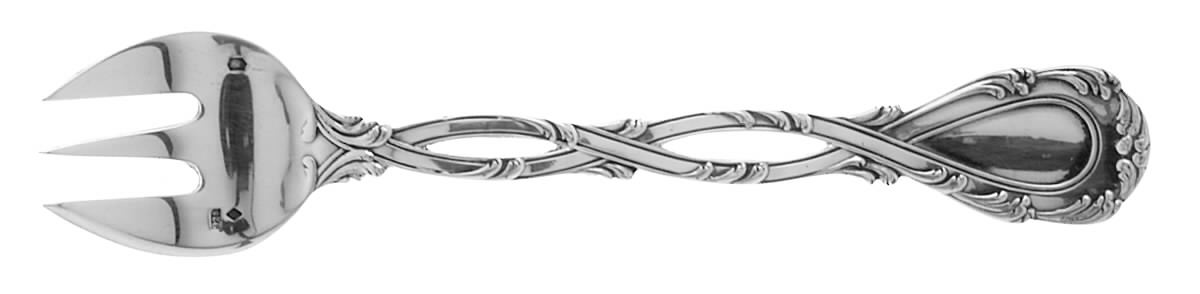 Trianon (Sterling) Cocktail/Seafood Fork by Tetard Freres (France)-1