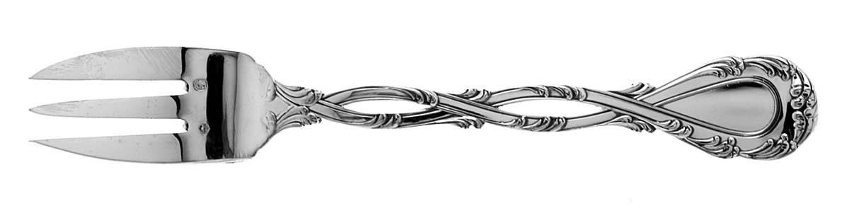 Trianon (Sterling) Individual Solid Fish Fork by Tetard Freres (France)-1
