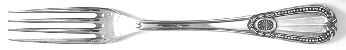 Perles (Sterling) European Fork by Tetard Freres (France)-1